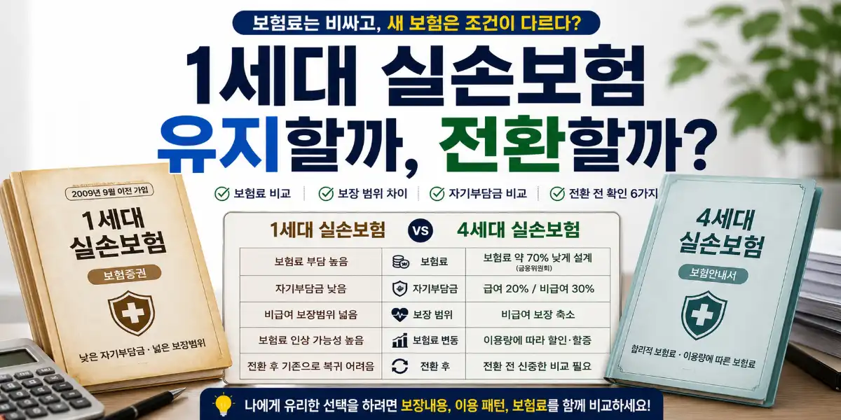 1세대 실손보험 유지