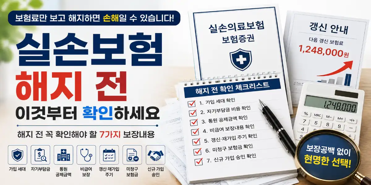 실손보험-해지-전-확인사항