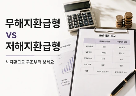 무해지환급형 저해지환급형 보험 차이 중도해지 환급금 썸네일